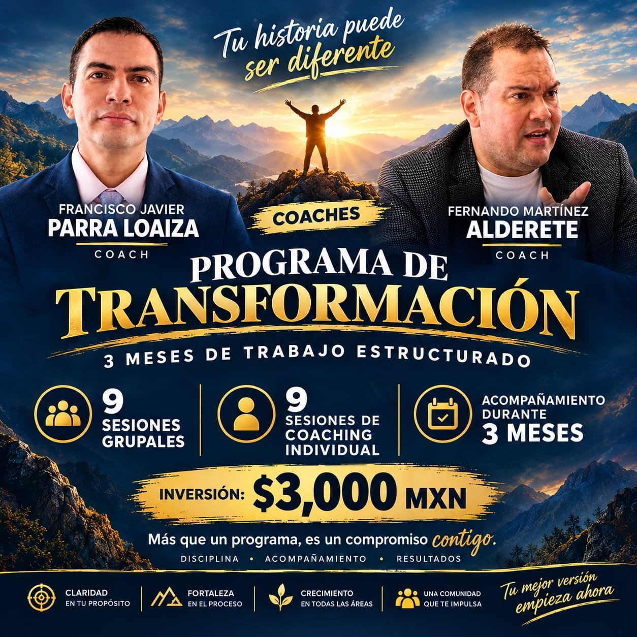 Programa completo Transformación con Propósito de Fernando y Mia